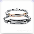 Couple Jewelry Charm Fashion Stainless Steeel Bracelet (HR3158)